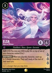 Elsa - Spirit of Winter 043 – Fabled, Lorcana card (English)