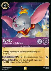 Dumbo - Ninth Wonder of the Universe 045 – Fabled, Lorcana card (English)