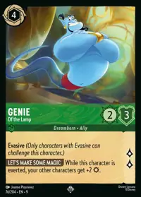 Genie - Of the Lamp 076 – Fabled, Lorcana card (English)