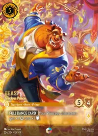 Beast - Gracious Prince 224/204 – Fabled, Lorcana card (English)
