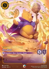 Winnie the Pooh - Hunny Wizard 227/204 – Fabled, Lorcana card (English)