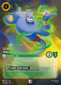 Genie - Of the Lamp 229/204 – Fabled, Lorcana card (English)