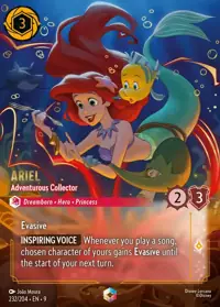 Ariel - Adventurous Collector 232/204 – Fabled, Lorcana card (English)