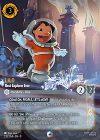 Lilo - Best Explorer Ever 238/204 – Fabled, Lorcana card (English)