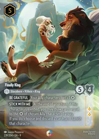Scar - Finally King 239/204 – Fabled, Lorcana card (English)