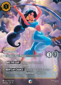 Jasmine - Fearless Princess 240/204 – Fabled, Lorcana card (English)