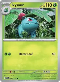 Ivysaur 002/132 – Mega Evolution (MEG), Pokémon card (English)