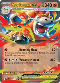 Mega Camerupt ex 022/132 – Mega Evolution (MEG), Pokémon card (English)
