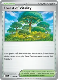 Forest of Vitality 117/132 – Mega Evolution (MEG), Pokémon card (English)