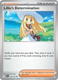 Lillie's Determination 119/132 – Mega Evolution (MEG), Pokémon card (English)
