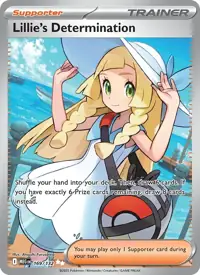 Lillie's Determination 169/132 – Mega Evolution (MEG), Pokémon card (English)
