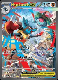 Mega Lucario ex 179/132 – Mega Evolution (MEG), Pokémon card (English)