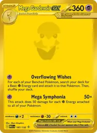 Mega Gardevoir ex 187/132 – Mega Evolution (MEG), Pokémon card (English)