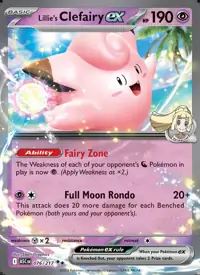 Lillie's Clefairy ex 076/217 – Ascended Heroes (ASC), Pokémon card (English)