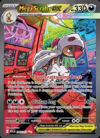 Mega Scrafty ex 285/217 – Ascended Heroes (ASC), Pokémon card (English)