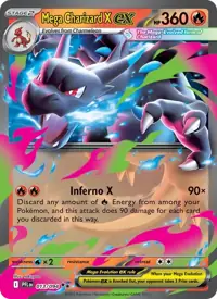 Mega Charizard X ex 013/094 – Phantasmal Flames (PFL), Pokémon card (English)