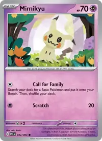 Mimikyu 042/094 – Phantasmal Flames (PFL), Pokémon card (English)