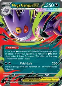 Mega Gengar ex 056/094 – Phantasmal Flames (PFL), Pokémon card (English)