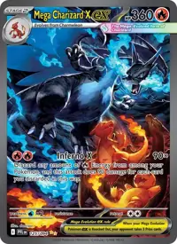 Mega Charizard X ex 125/094 – Phantasmal Flames (PFL), Pokémon card (English)