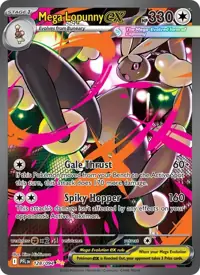 Mega Lopunny ex 128/094 – Phantasmal Flames (PFL), Pokémon card (English)