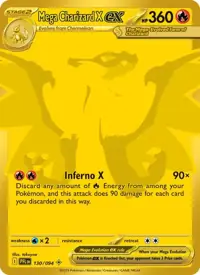 Mega Charizard X ex 130/094 – Phantasmal Flames (PFL), Pokémon card (English)