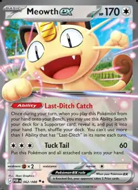 Meowth ex 062/088 – Perfect Order (POR), Pokémon card (English)