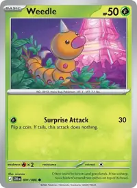 Weedle 001/086 – Chaos Rising (CRI), Pokémon card (English)