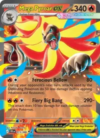 Mega Pyroar ex 015/086 – Chaos Rising (CRI), Pokémon card (English)