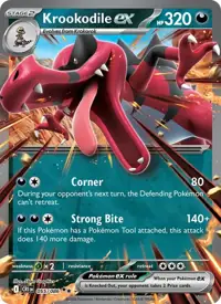 Krookodile ex 055/086 – Chaos Rising (CRI), Pokémon card (English)