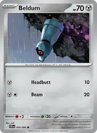 Beldum 059/086 – Chaos Rising (CRI), Pokémon card (English)