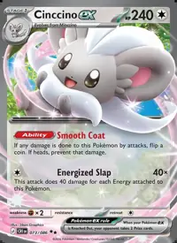 Cinccino ex 073/086 – Chaos Rising (CRI), Pokémon card (English)