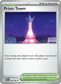 Prism Tower 080/086 – Chaos Rising (CRI), Pokémon card (English)