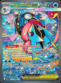 Mega Greninja ex 116/086 – Chaos Rising (CRI), Pokémon card (English)
