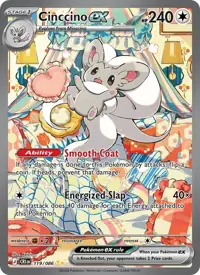 Cinccino ex 119/086 – Chaos Rising (CRI), Pokémon card (English)