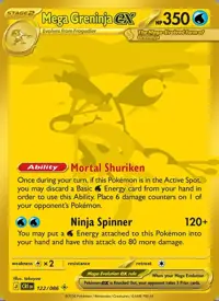 Mega Greninja ex 122/086 – Chaos Rising (CRI), Pokémon card (English)
