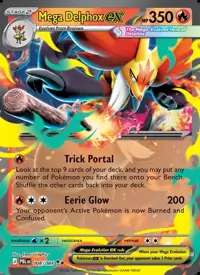 Mega Delphox ex 008/084 – Pitch Black (PBL), Pokémon card (English)
