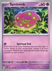 Spiritomb 035/084 – Pitch Black (PBL), Pokémon card (English)