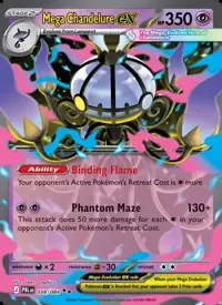 Mega Chandelure ex 038/084 – Pitch Black (PBL), Pokémon card (English)