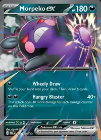 Morpeko ex 055/084 – Pitch Black (PBL), Pokémon card (English)