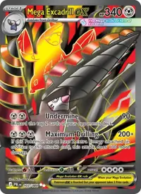 Mega Excadrill ex 103/084 – Pitch Black (PBL), Pokémon card (English)