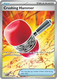 Crushing Hammer 105/084 – Pitch Black (PBL), Pokémon card (English)