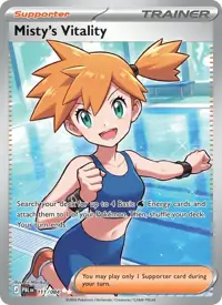 Misty's Vitality 111/084 – Pitch Black (PBL), Pokémon card (English)
