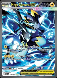 Mega Zeraora ex 114/084 – Pitch Black (PBL), Pokémon card (English)