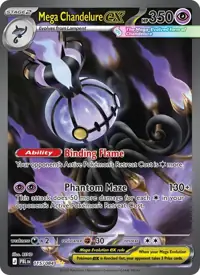 Mega Chandelure ex 115/084 – Pitch Black (PBL), Pokémon card (English)