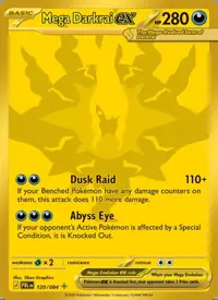 Mega Darkrai ex 120/084 – Pitch Black (PBL), Pokémon card (English)