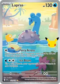 Lapras 131/128 – 30th Celebration (30C), Pokémon card (English)