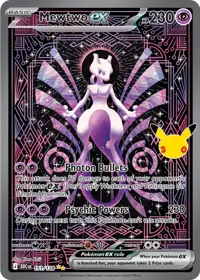 Mewtwo ex 151/128 – 30th Celebration (30C), Pokémon card (English)