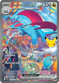 Salamence ex 156/128 – 30th Celebration (30C), Pokémon card (English)