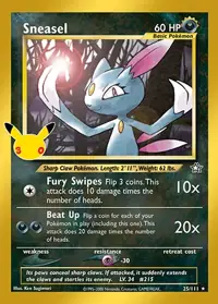 Sneasel 25/111 – 30th Classic Collection, Pokémon card (English)