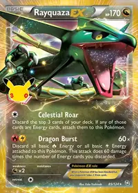 Rayquaza EX 85/124 – 30th Classic Collection, Pokémon card (English)